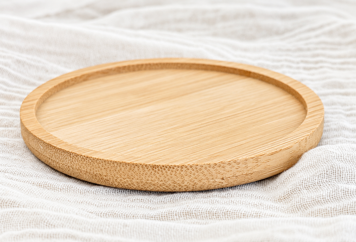 Kerzenteller Holz