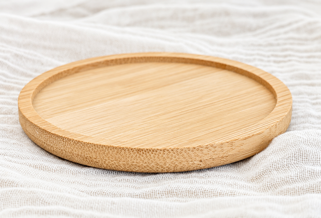 Kerzenteller Holz