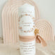 Taufkerze Emma mit Blumenkranz, Taube und Kreuz – Beige – nur Kerze
#v-kerze-solo